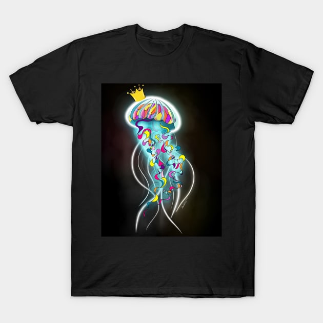 Beautiful colorful Jellyfish T-Shirt by Elisabeth Sandikci